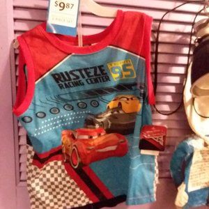 DISNEY PIXAR CARS 3 BOYS SLEEPWEAR 2 PIECE SET.